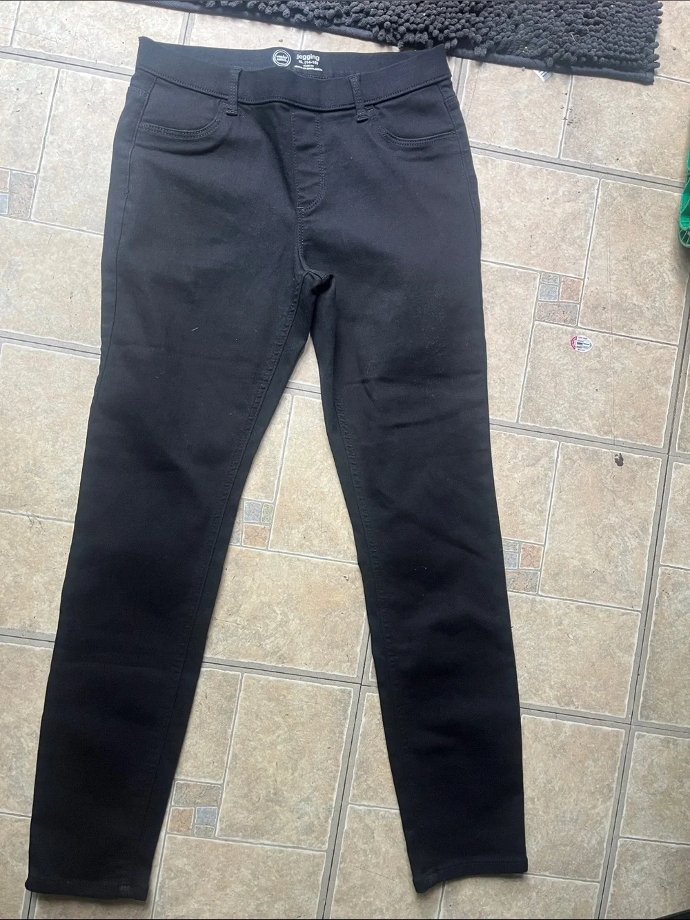 Girls  jegging size xL 14 .wonder nation Black Skinny Stretch Jeans